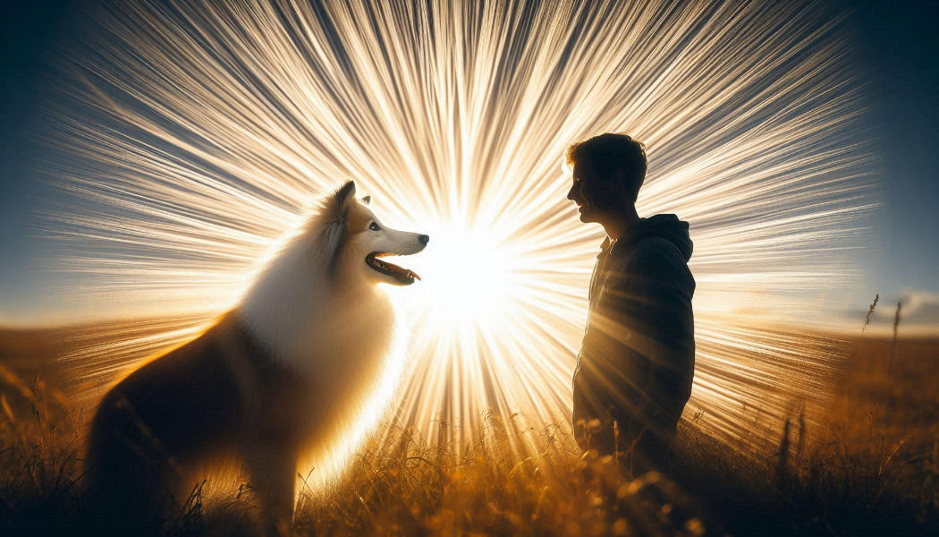 Dog & Human Shining